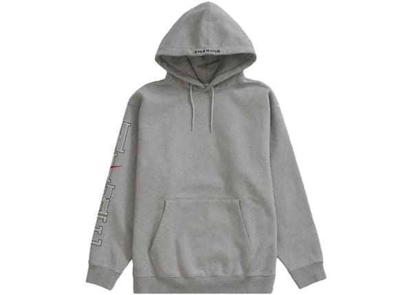 Supreme Nike Hooded Sweatshirt Heather Grey