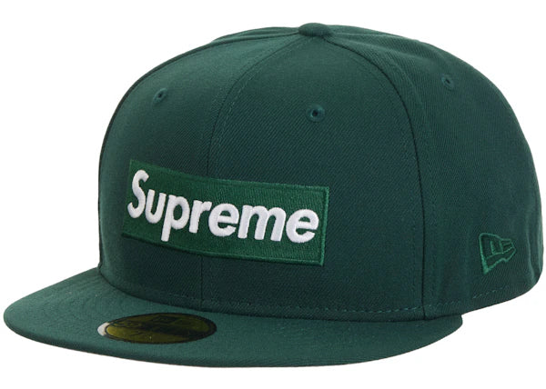 Supreme Sharpie Box Logo New Era Fitted Cap Dark Green