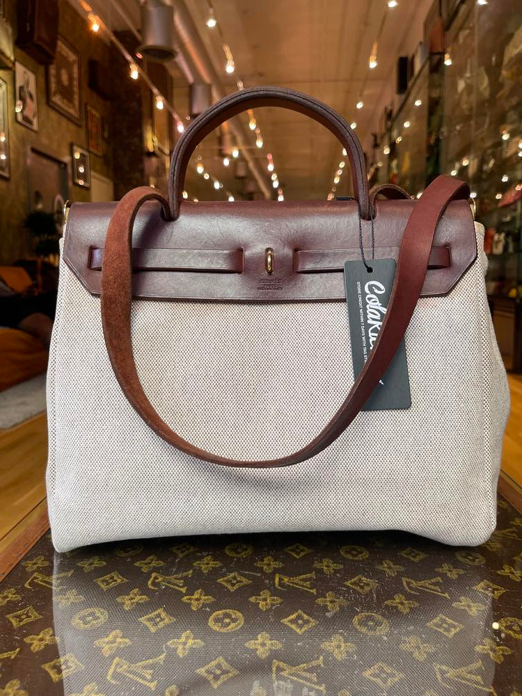 Hermes Herbag 30 Beige/Brown