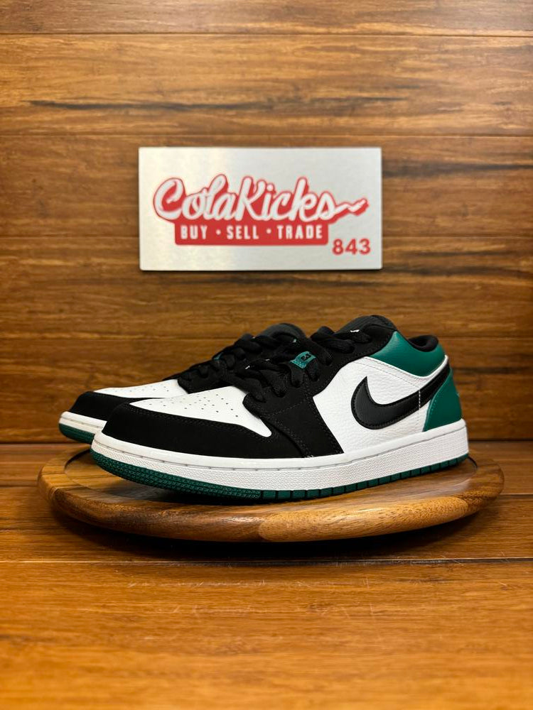 Jordan 1 Low White Black Mystic Green