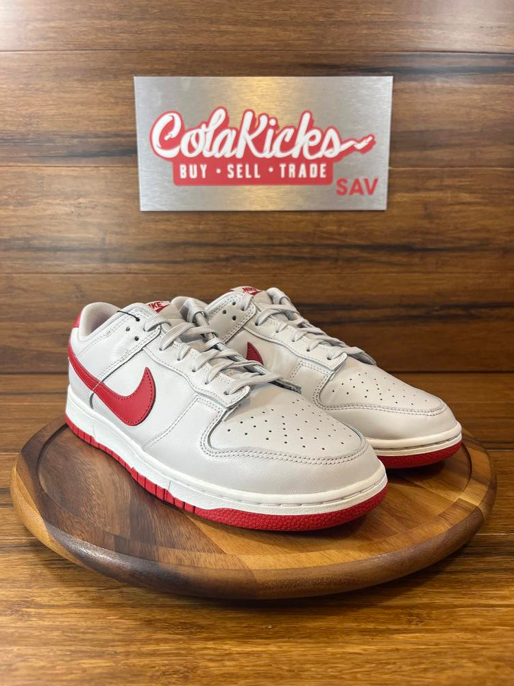 Nike Dunk Low Vast Grey Varsity Red