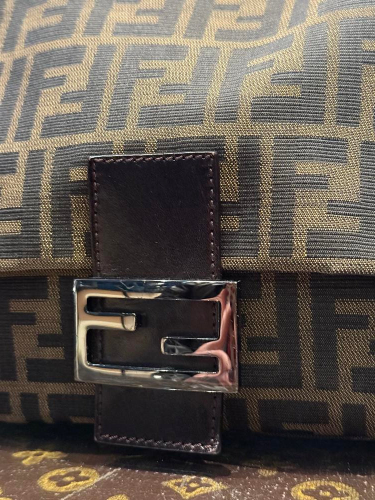 Fendi FF Mamma Baguette Brown