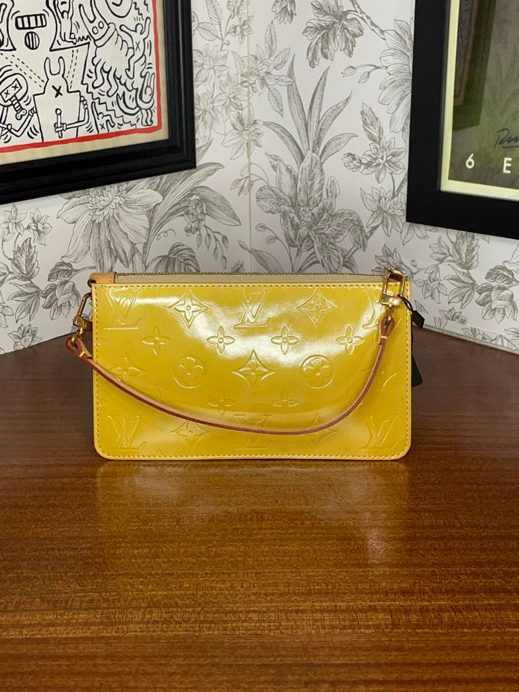 Louis Vuitton Yellow Vernis Pochette