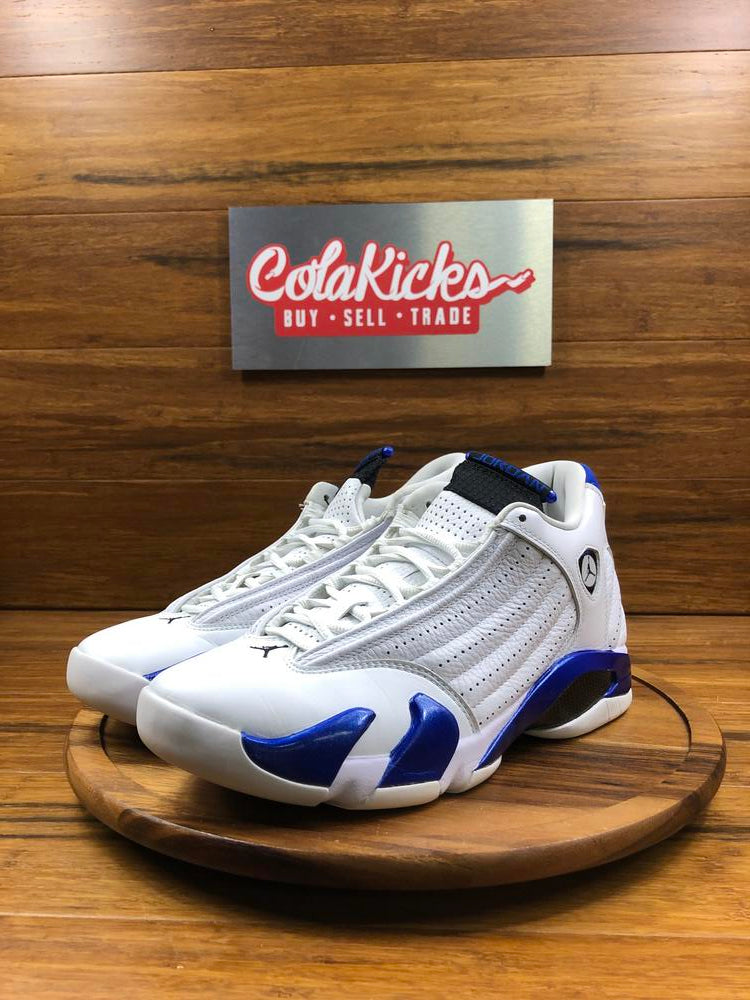 Jordan 14 Retro White Hyper Royal