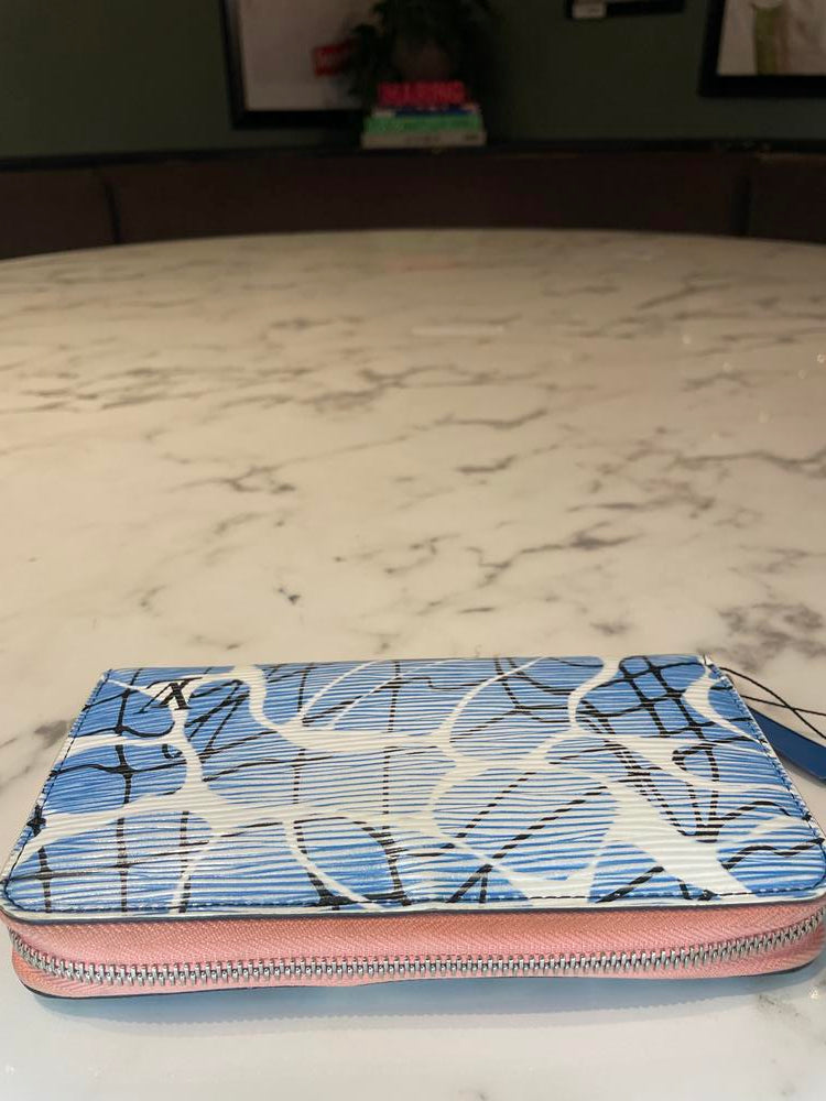 Louis Vuitton Epi Aqua Zippy Wallet