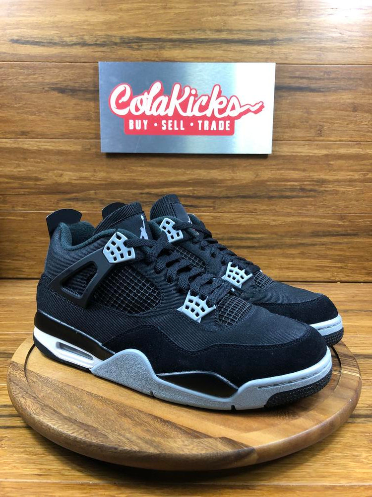 Jordan 4 Retro SE Black Canvas