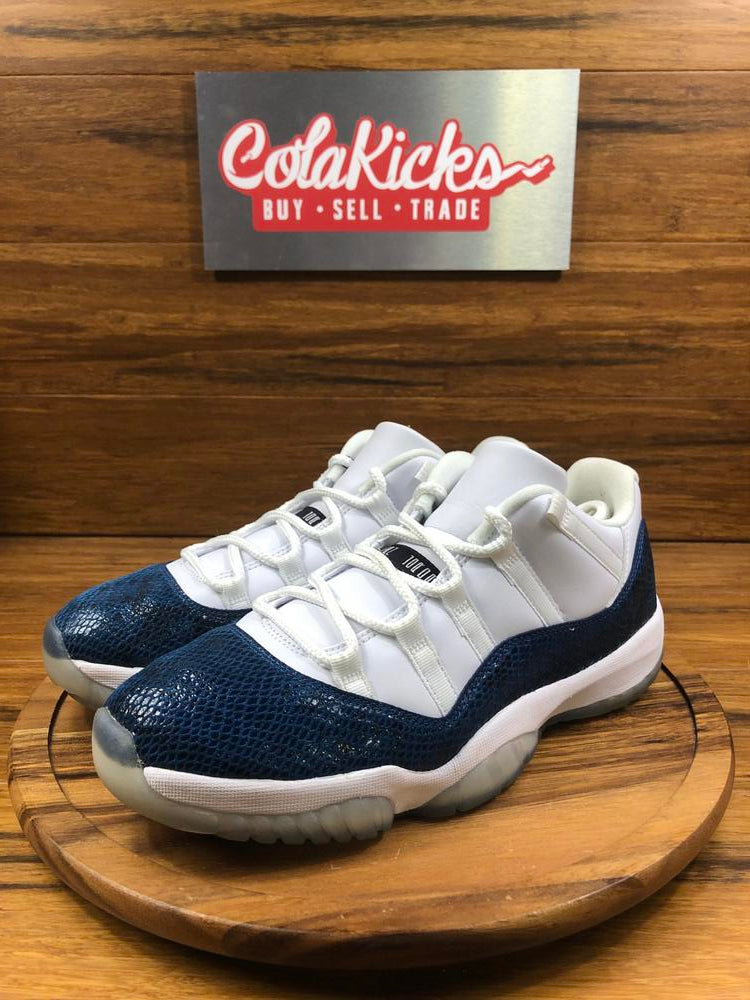 Jordan 11 retro low snake navy 2019 best sale