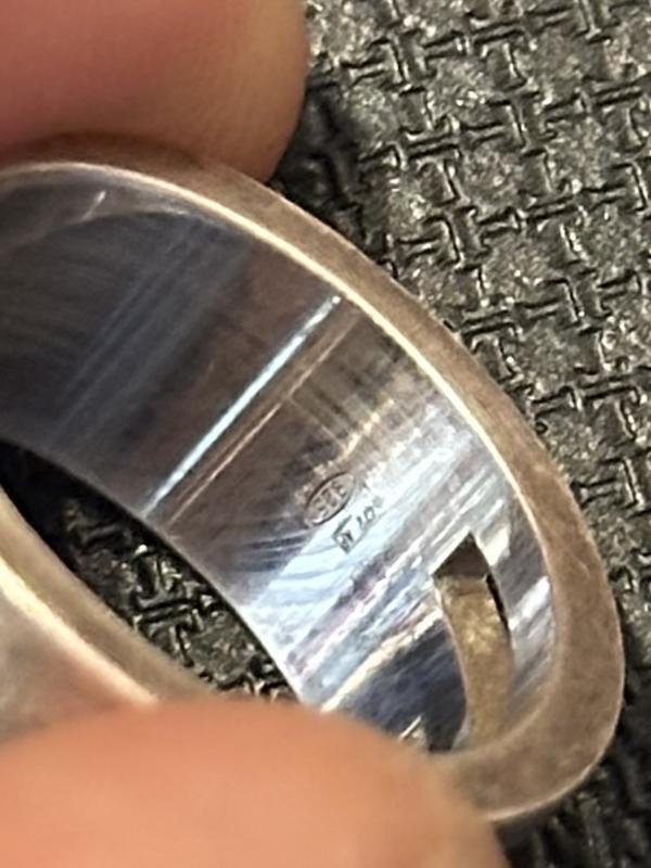 Gucci Sterling Silver G Ring Silver