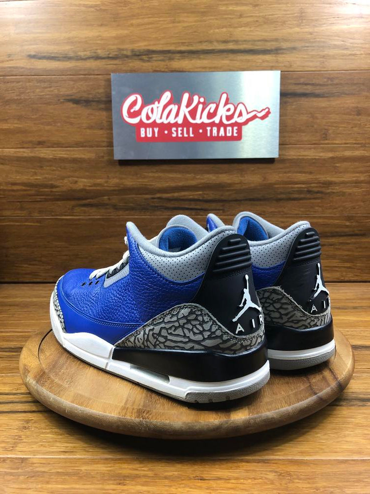 Jordan 3 Retro Varsity Royal Cement