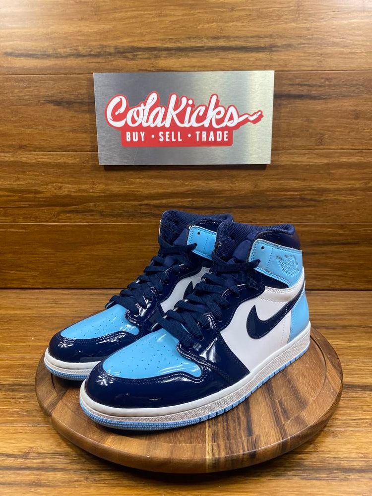 Air jordan 1 high unc patent best sale