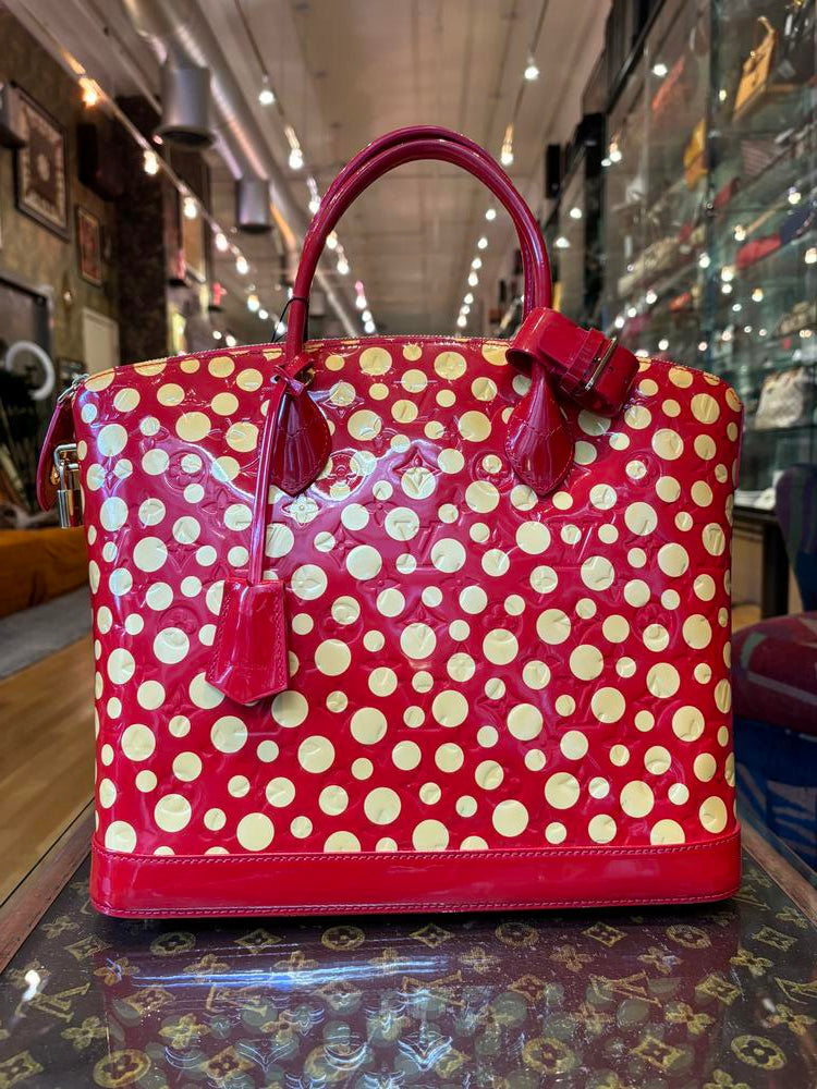 Louis Vuitton Vernis Kusama Infinity Dots Lockit MM