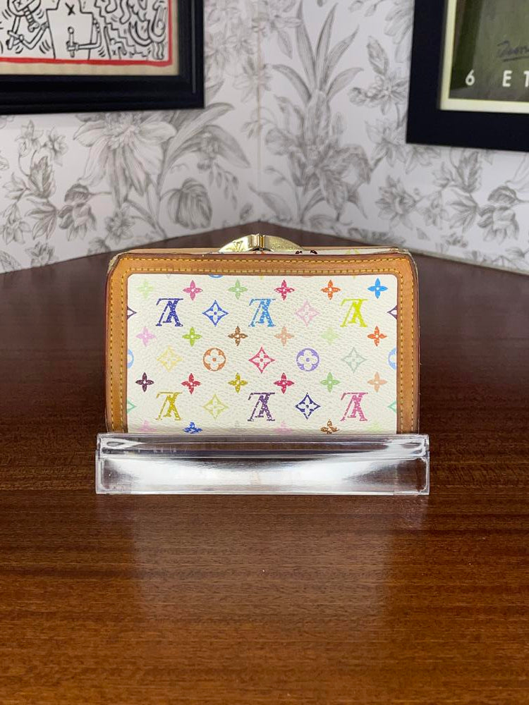 Louis Vuitton White Murakami Wallet