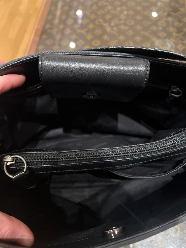 Coach Grey/Black Shoulder Bag