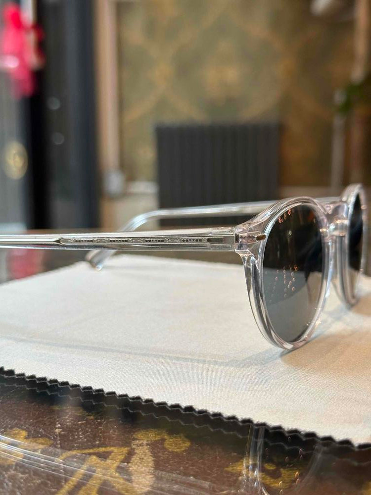 Oliver Peoples 'Gregory Peck' Sunglasses Clear/Blue