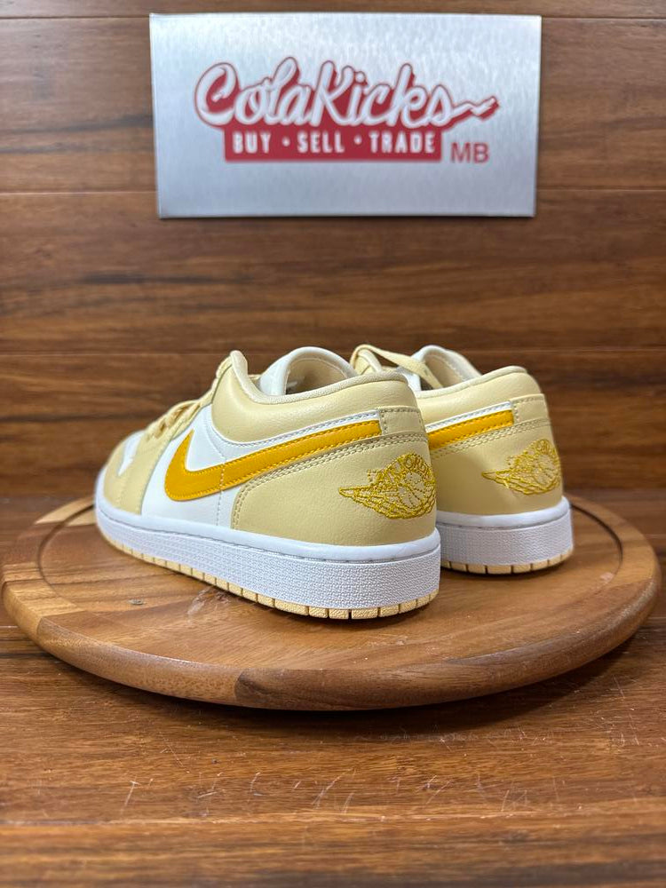 Jordan 1 Low Sail Yellow Ochre (Women's)