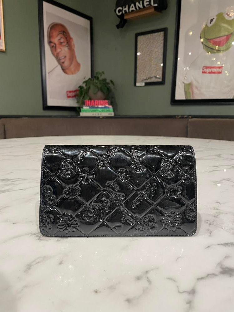 Chanel Precious Symbols Interlocking Wallet