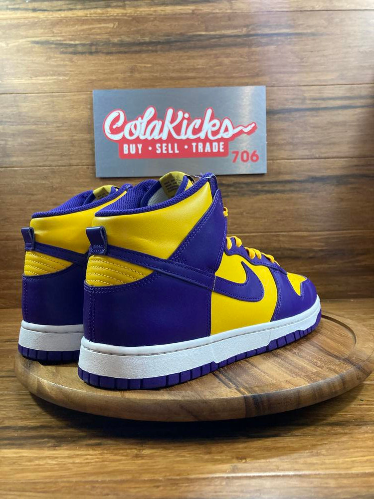 Nike Dunk High Lakers