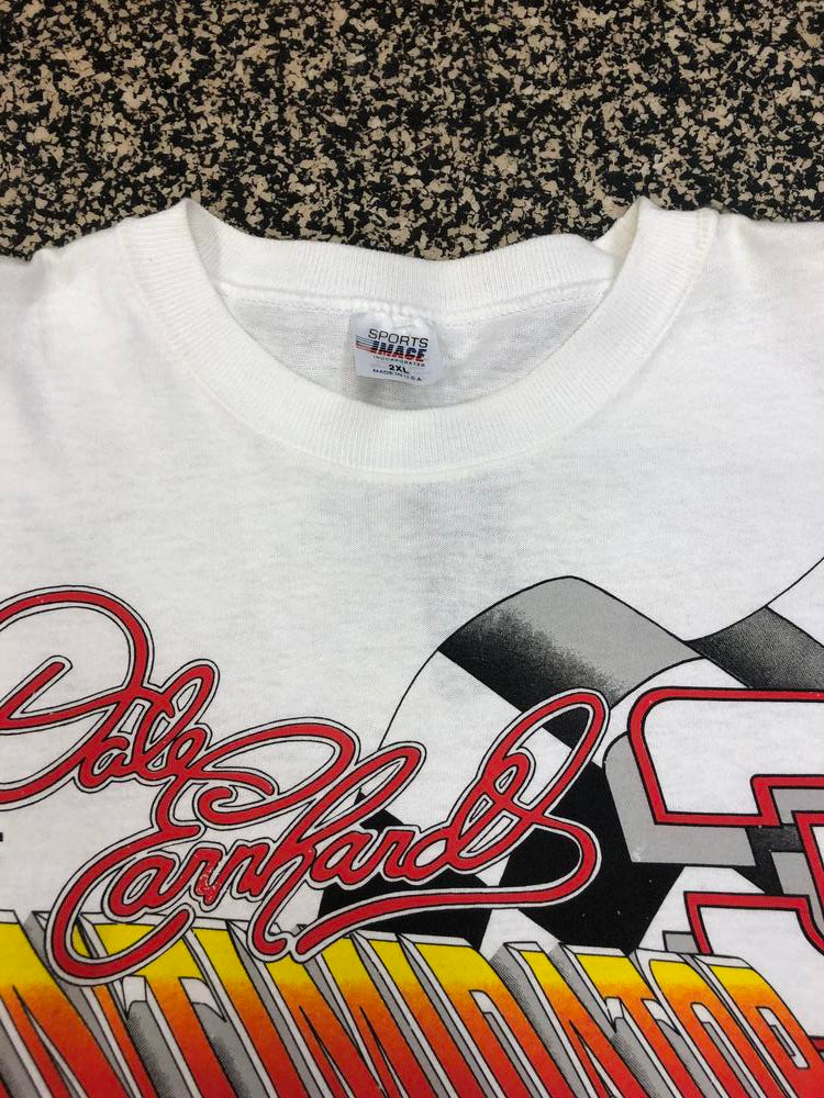 Dale Earndhart #3 "The Intimidator AOP Tee White