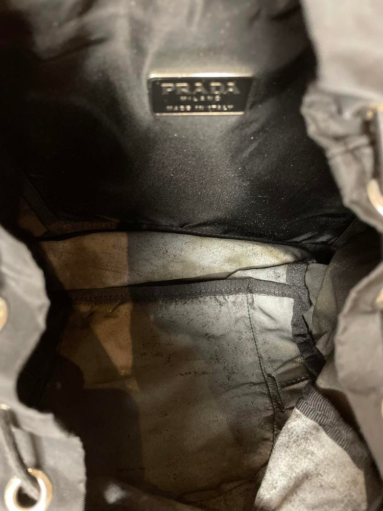 Prada Black Nylon Backpack