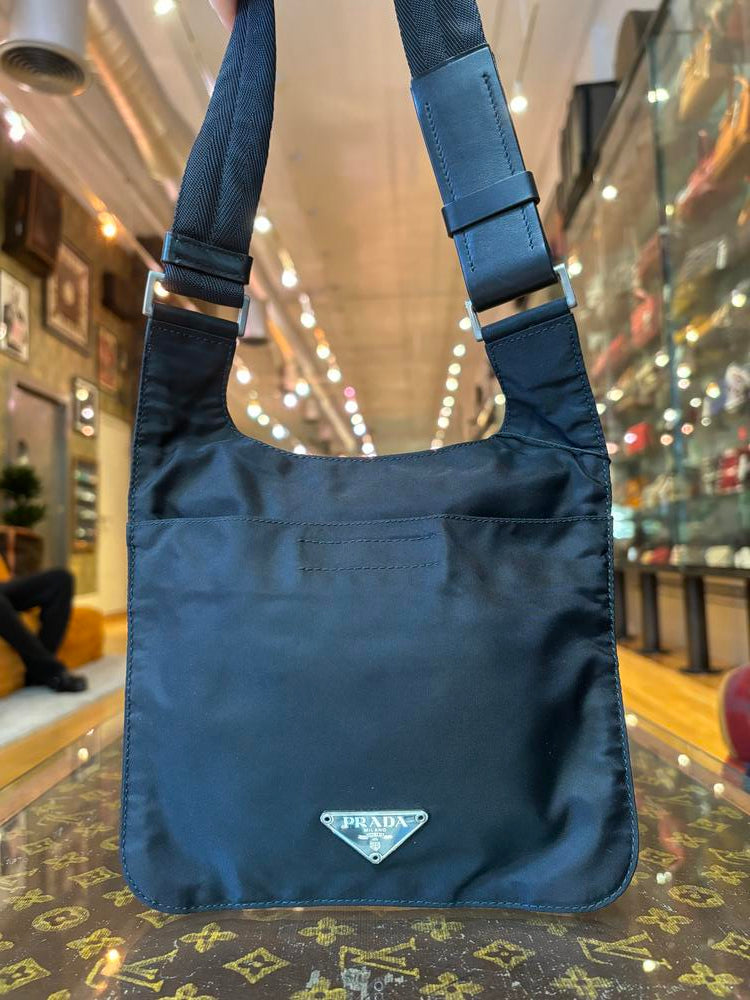 Prada Black Nylon Shoulder Bag