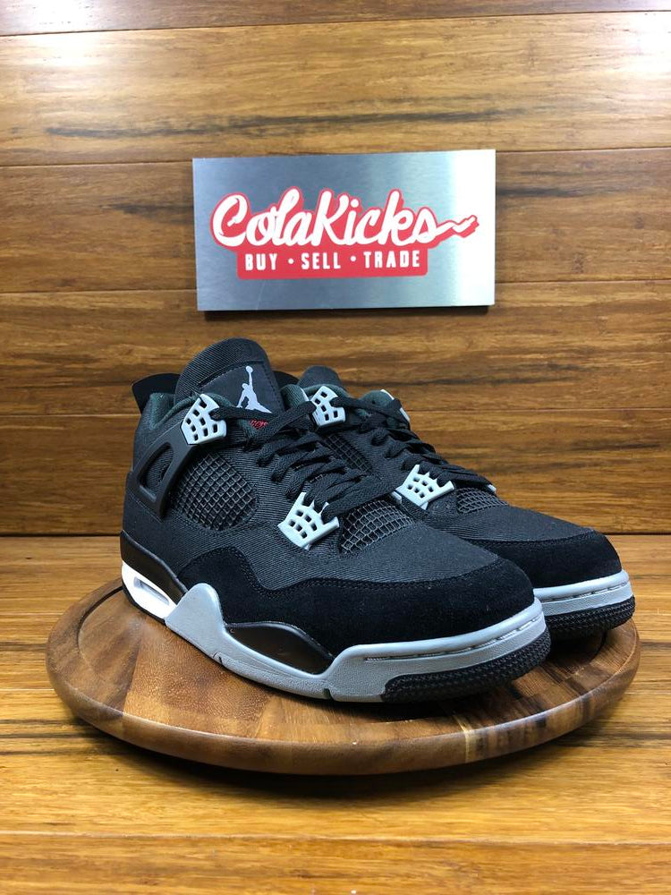 Jordan 4 Retro SE Black Canvas