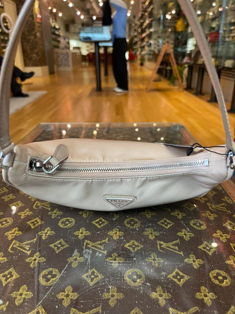 Prada Beige Nylon Pochette