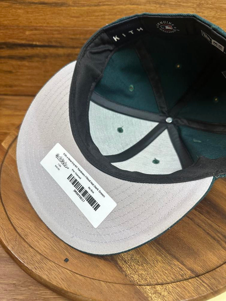 Kith x New Era NY Yankees Fitted Hat Dark Green