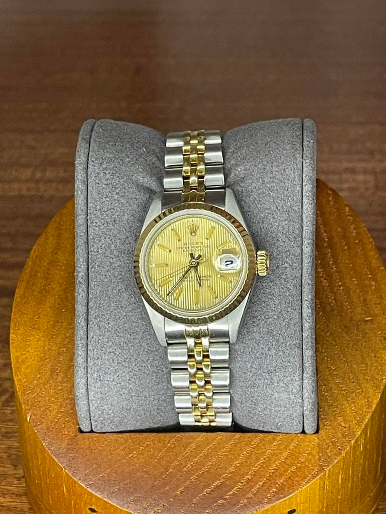 Rolex Datejust 26MM Two Tone With Pinstripe Dial #0019