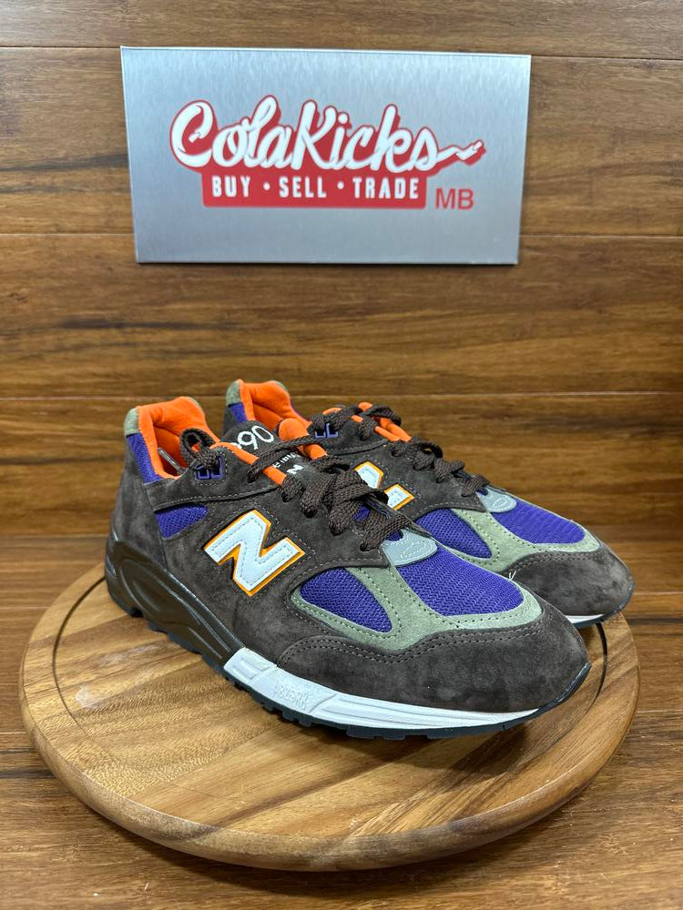 New Balance 990v2 MiUSA Brown Purple