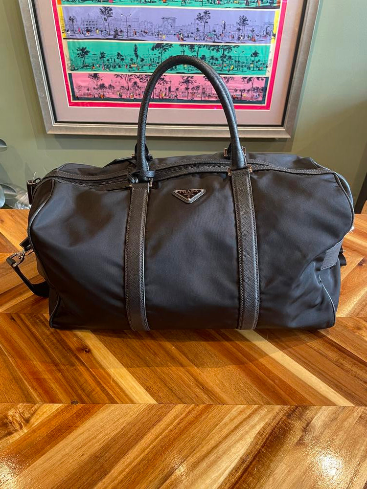 Black Nylon Duffle