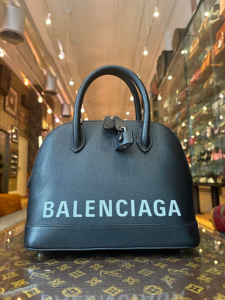 Balenciaga Ville Top Handle Bag XXS Black