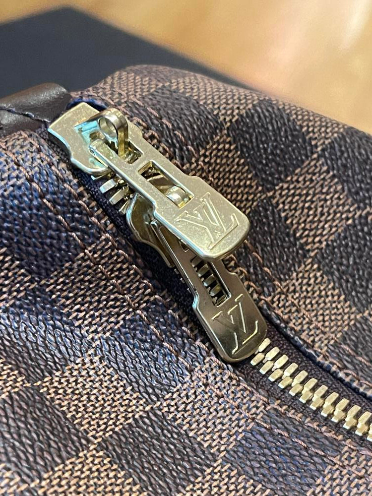 Louis Vuitton Damier Ebene Keepall 50 w/ Luggage Tag