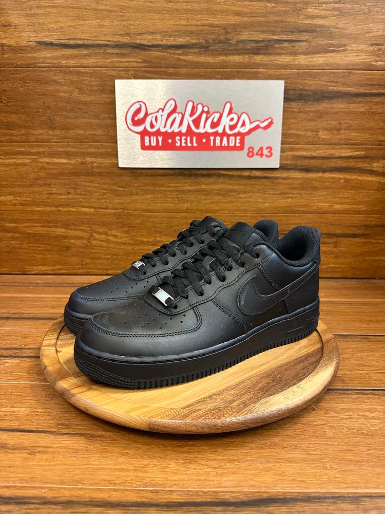 Nike air force 1 lows outlet black