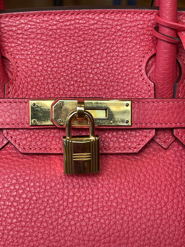 Hermes Birkin 30 Rouge Clemence 2015