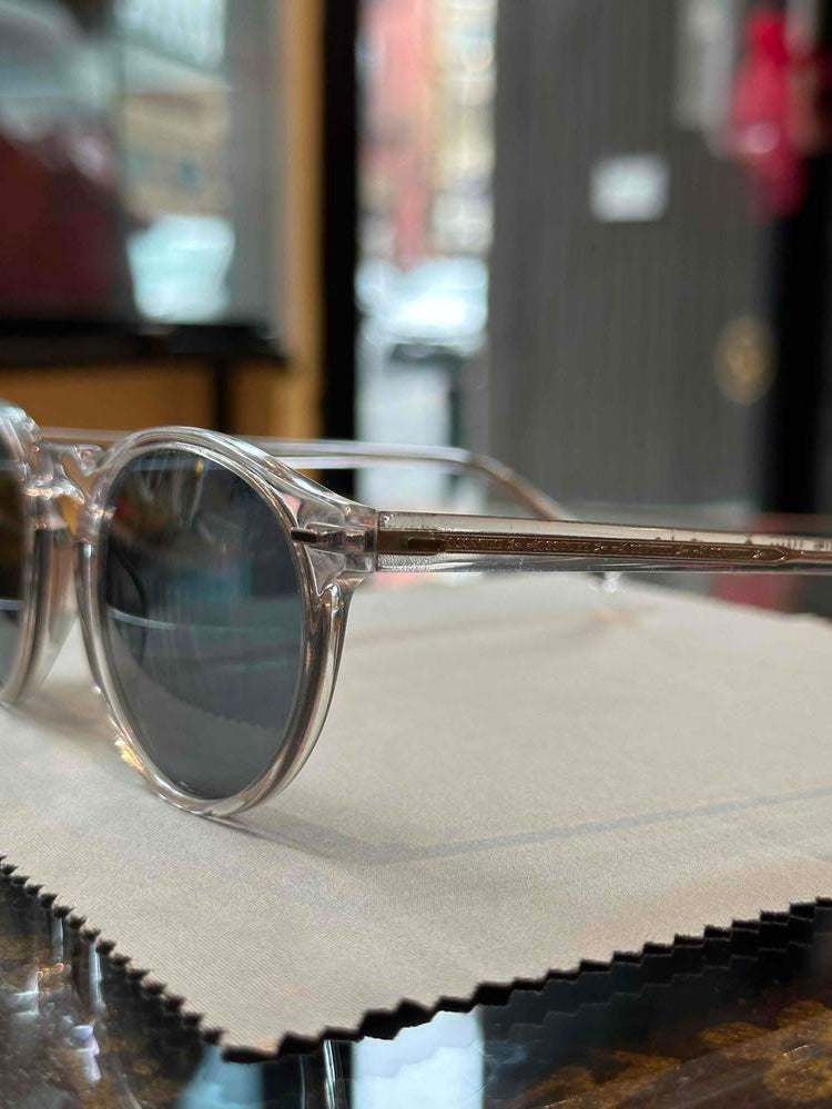 Oliver Peoples 'Gregory Peck' Sunglasses Clear/Blue