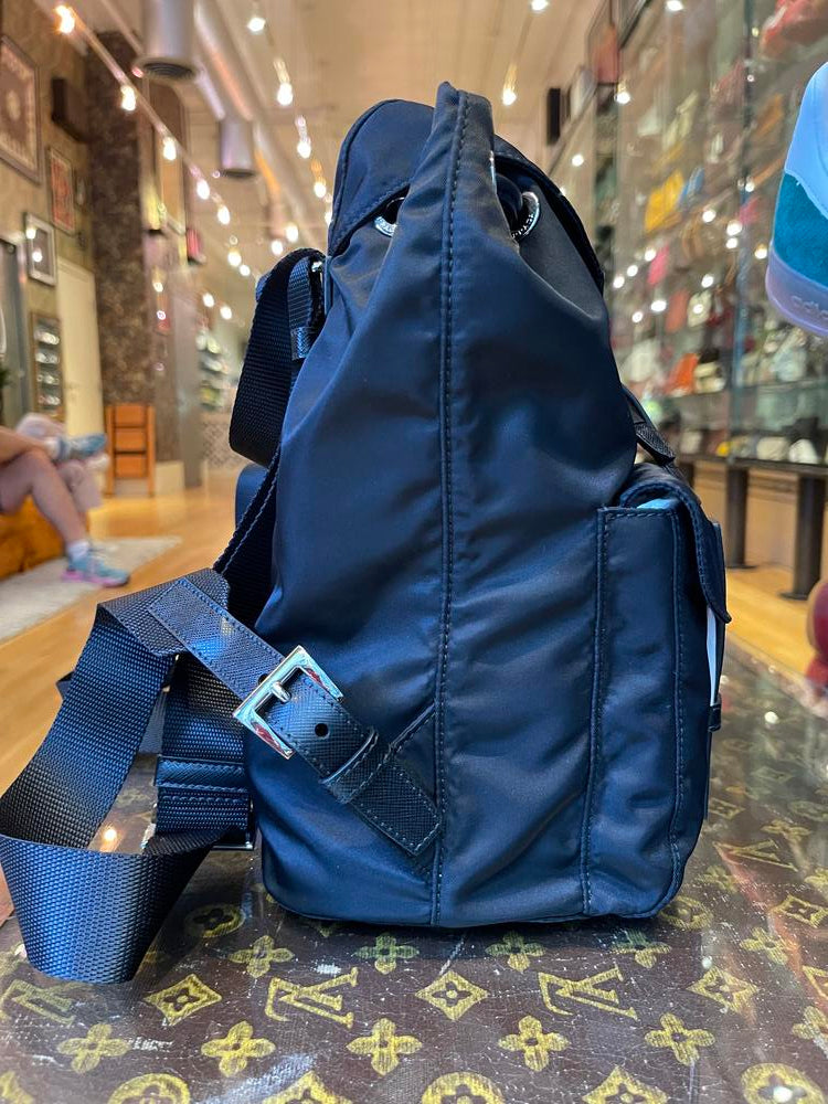 Prada Re-Nylon Small Backpack Black