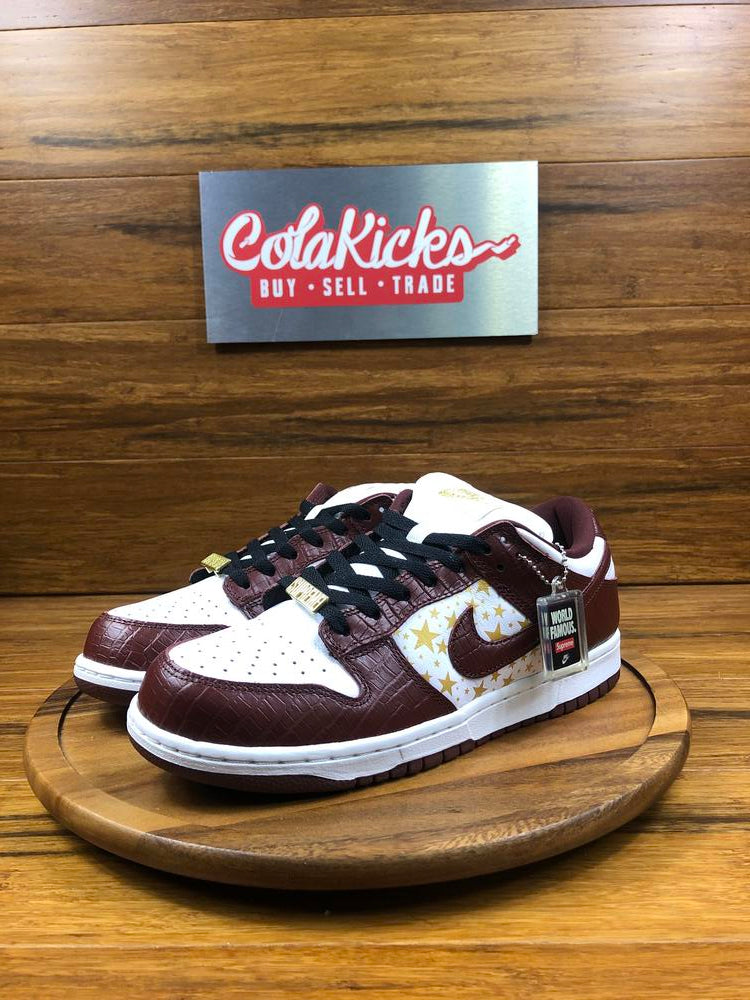 Nike SB Dunk Low Supreme Stars Barkroot Brown (2021)