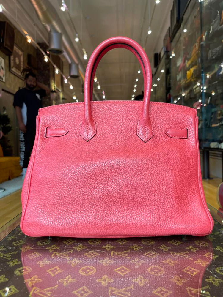 Hermes Birkin 30 Rouge Clemence 2015