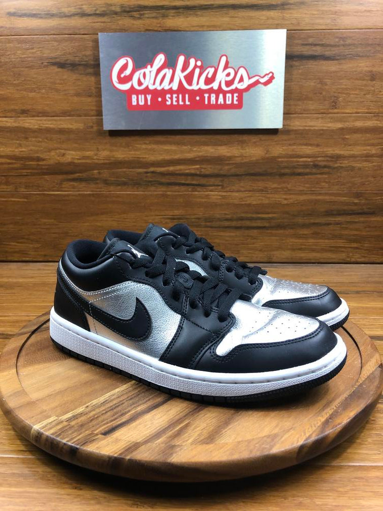 Jordan 1 Low SE Black Metallic Silver (Women's)