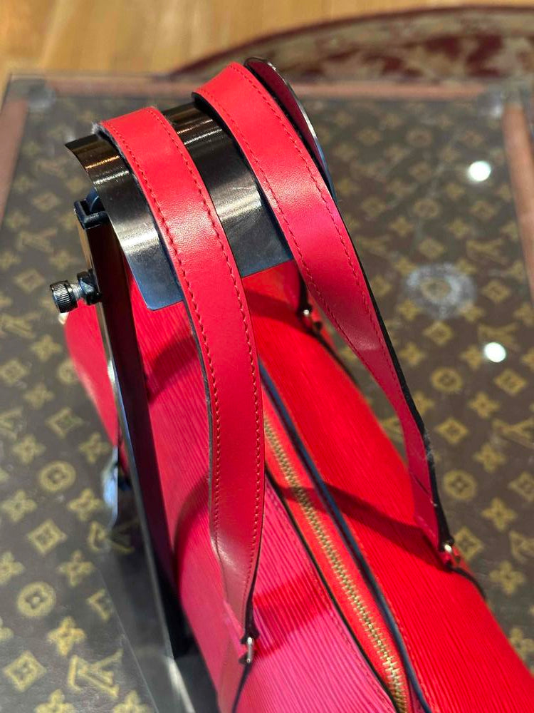 Louis Vuitton Red Epi Papillon w/ Mini