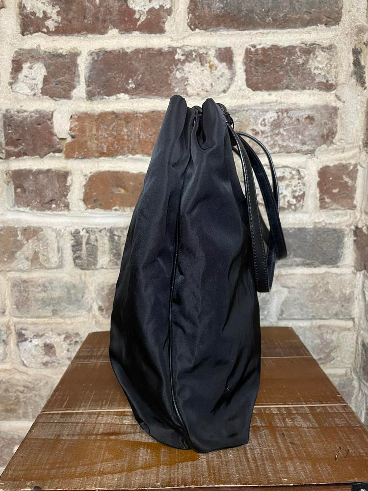 Prada Black Nylon Zippy Tote