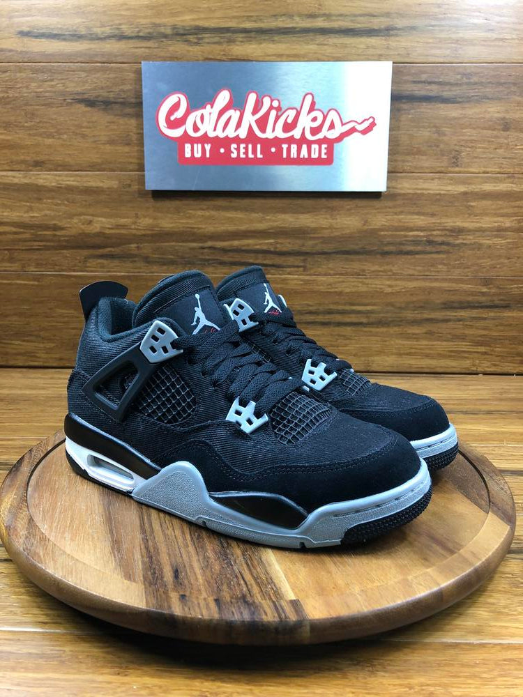 Jordan 4 Retro Black Canvas (GS)