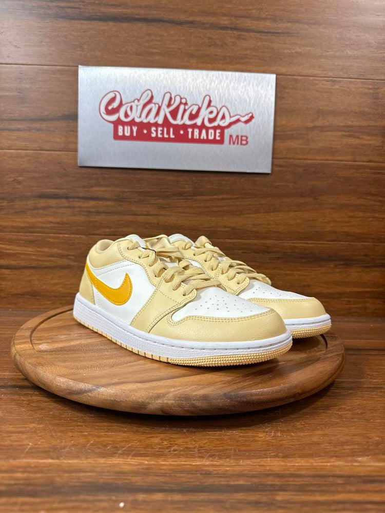 Jordan 1 Low Sail Yellow Ochre (Women's)