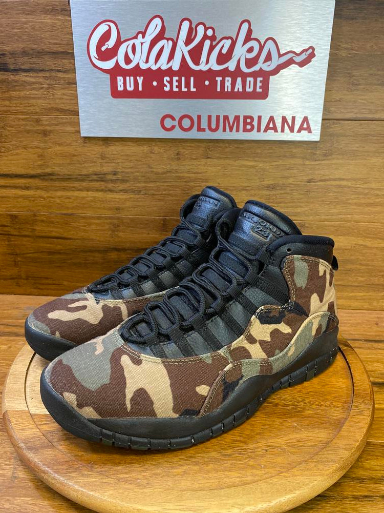 Jordan 10 Retro Woodland Camo