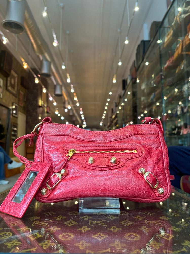 Balenciaga Hip Crossbody Bag Red