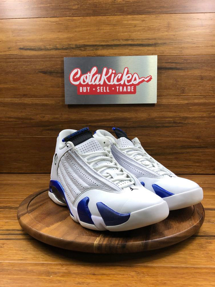 Jordan 14 Retro White Hyper Royal