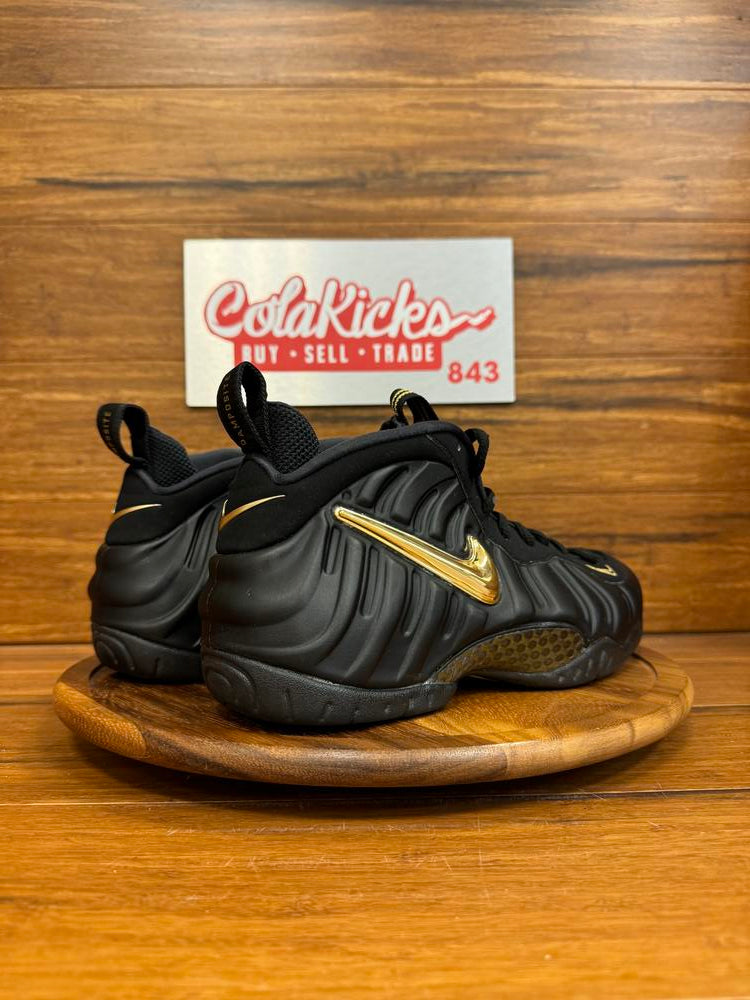 Nike Air Foamposite Pro Black Metallic Gold