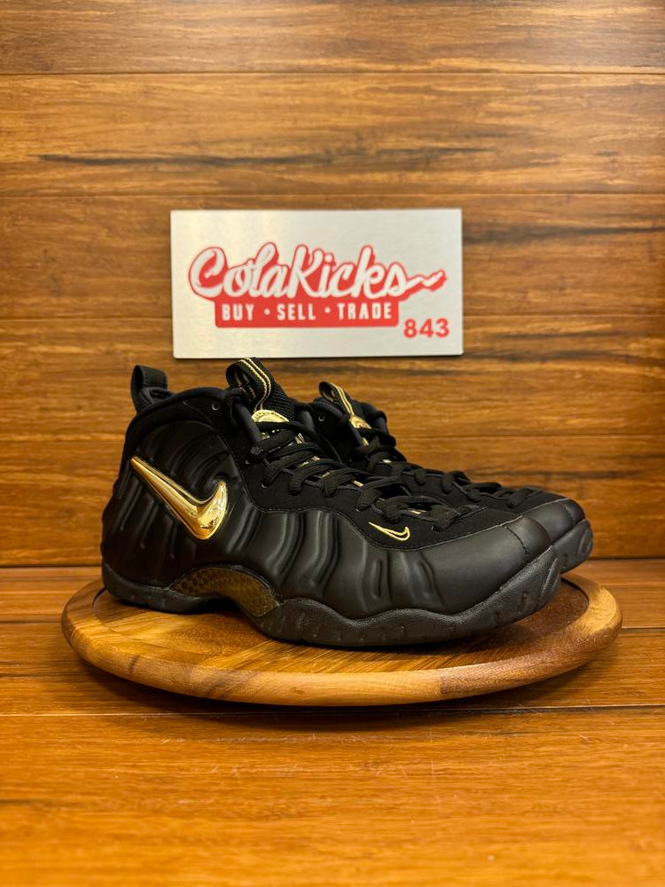 Nike Air Foamposite Pro Black Metallic Gold