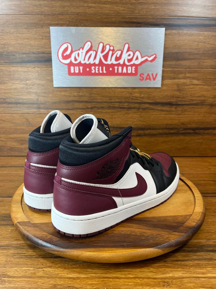 Jordan 1 Mid SE Black Dark Beetroot (Women's)