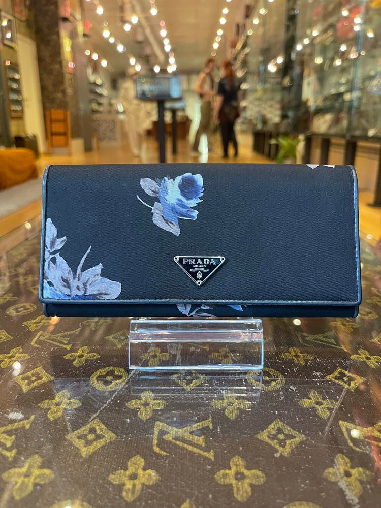 Prada Floral Long Wallet